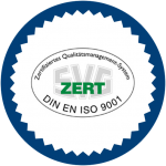 Zertifiziertes Qualitätsmanagement-System DIN EN ISO 9001